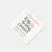 Serviette En Papier Adieu à la Mariée: Fête de Fiançailles (Coin)