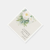 Serviette En Papier Adieu de Fille Mariage Cérémonie Prénuptiale (Coin)