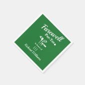 Serviette En Papier Adieu Retraite Golf Clubs Theme Par Tee (Coin)