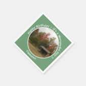 Serviette En Papier Adirondack Lean-to en automne Anniversaire Article (Coin)