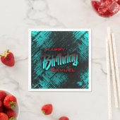 Serviette En Papier Ado Boy Anniversaire (En situation)