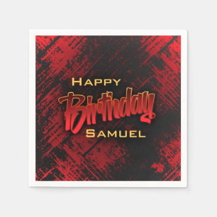 Serviette En Papier Ado Boy Anniversaire