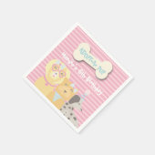 Serviette En Papier Adopter une fête d'anniversaire de Chien de la ram (Coin)