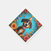 Serviette En Papier Adorable Chien Fête Anniversaire fête (Coin)