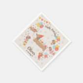 Serviette En Papier Adorable Chiot Anniversaire Pawty (Coin)