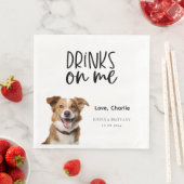 Serviette En Papier Adorable Custom Pet Wedding (En situation)