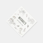 Serviette En Papier Adorable Dino Dig Anniversaire (Coin)