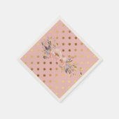 Serviette En Papier Adorable Faux Pois d'or (Coin)