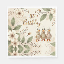 Adorable Joyeux Premier anniversaire