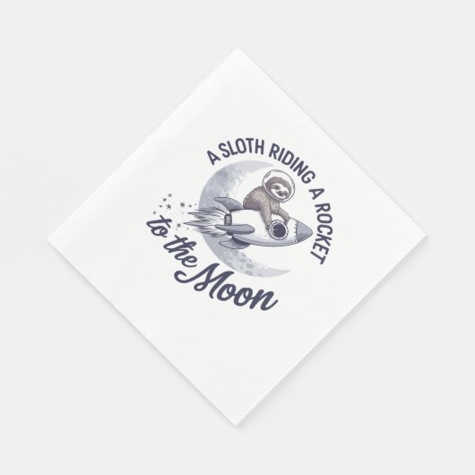 Serviette En Papier Adorable Parcours d'astronaute (Coin)