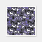 Serviette En Papier Adorable Yoga mignon Pots de chat (Devant)