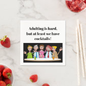 Serviette En Papier Adulte est difficile...Drôle Cocktails serviettes (En situation)