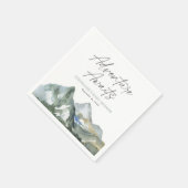 Serviette En Papier Adventure Await Mountain Boy Baby shower (Coin)