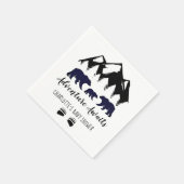 Serviette En Papier Adventure Await Ours Baby shower serviettes (Coin)