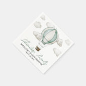 Serviette En Papier Adventure Await Papier Baby shower Napkin (Coin)