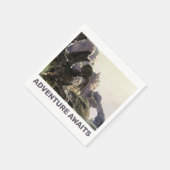 Serviette En Papier Adventure Awaits. Fantasy landscape (Coin)