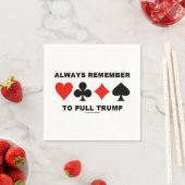 Serviette En Papier Advice à Pull Trump Bridge (En situation)