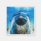 Serviette En Papier Aéronefs Douglas DC-3 (Devant)