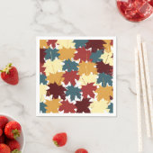 Serviette En Papier Affaire Autumn Leaves (En situation)