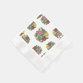 Serviette En Papier Affarian Floral - Kalocsai (Coin)