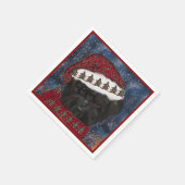 Serviette En Papier Affenpinscher (Coin)