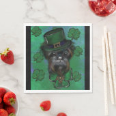SERVIETTE EN PAPIER AFFENPINSCHER (En situation)