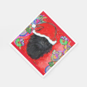 Serviette En Papier Affenpinscher (Coin)