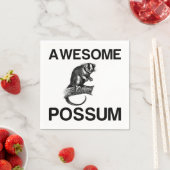 SERVIETTE EN PAPIER AFFICHAGE INCONTOURNABLE (En situation)