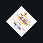 Serviette En Papier Affiche de bienvenue Las Vegas Mariage personnalis<br><div class="desc">Personnalisé pour convenir à votre Mariage ou à d'autres célébrations/occasions/événements/besoins papier serviettes ou cliquez sur le bouton "Customiser" pour aller à l'outil de conception où vous pouvez ajouter du texte,  modifier la police,  la taille du texte,  la couleur du texte,  le positionnement du texte et plus encore.</div>