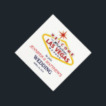 Serviette En Papier Affiche de bienvenue Las Vegas Mariage personnalis<br><div class="desc">Personnalisé pour convenir à votre Mariage ou à d'autres célébrations/occasions/événements/besoins papier serviettes ou cliquez sur le bouton "Customiser" pour aller à l'outil de conception où vous pouvez ajouter du texte,  modifier la police,  la taille du texte,  la couleur du texte,  le positionnement du texte et plus encore.</div>