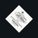 Serviette En Papier Affiche de bienvenue Las Vegas Mariage personnalis<br><div class="desc">Personnalisé pour convenir à votre Mariage ou à d'autres célébrations/occasions/événements/besoins papier serviettes ou cliquez sur le bouton "Customiser" pour aller à l'outil de conception où vous pouvez ajouter du texte,  modifier la police,  la taille du texte,  la couleur du texte,  le positionnement du texte et plus encore.</div>