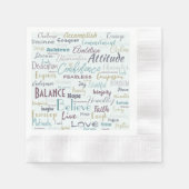 Serviette En Papier Affirmation (Devant)