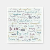 Serviette En Papier Affirmation (Devant)