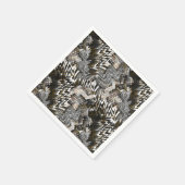 Serviette En Papier Africain, ethnique. (Coin)