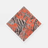 Serviette En Papier Africain, tribal. (Coin)