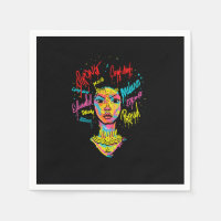 African Queen Strong Woman Black History Month Pro