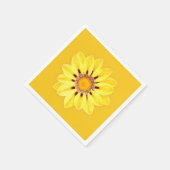 Serviette En Papier Afrique / Gazanie - Or de moutarde (Coin)