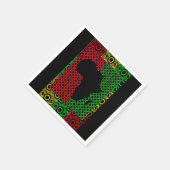 SERVIETTE EN PAPIER AFRIQUE NAPKINS (Coin)