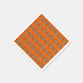SERVIETTE EN PAPIER AFRO ART DESIGN ABSTRAIT (Coin)
