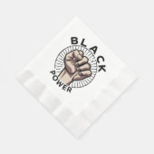 Serviette En Papier Afrocentrique Black Power (Coin)