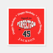 Serviette En Papier Âgé à la perfection à 00e (Devant)