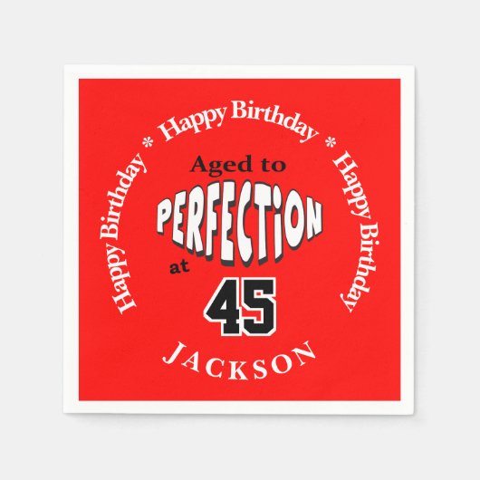 Serviette En Papier Âgé à la perfection à 00e (Devant)