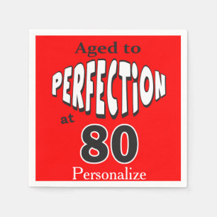 Serviette En Papier Âgé à la perfection au quatre-vingtième