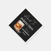 Serviette En Papier Aged To Perfection Whisky Glass Birthday Party (Coin)