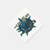 Serviette En Papier Agent de police SWAT (Coin)