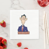 Serviette En Papier Agent d'information (En situation)