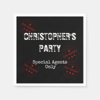 Agent spécial - Thème Spy Top Secret Party