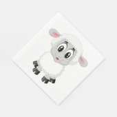 Serviette En Papier Agneau (Coin)