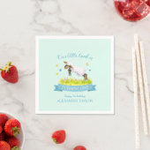 Serviette En Papier Agneau de printemps sauter mignon 1er anniversaire (En situation)