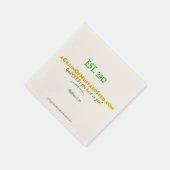 Serviette En Papier Agrainofmustardseed.com EST 2012 (Coin)